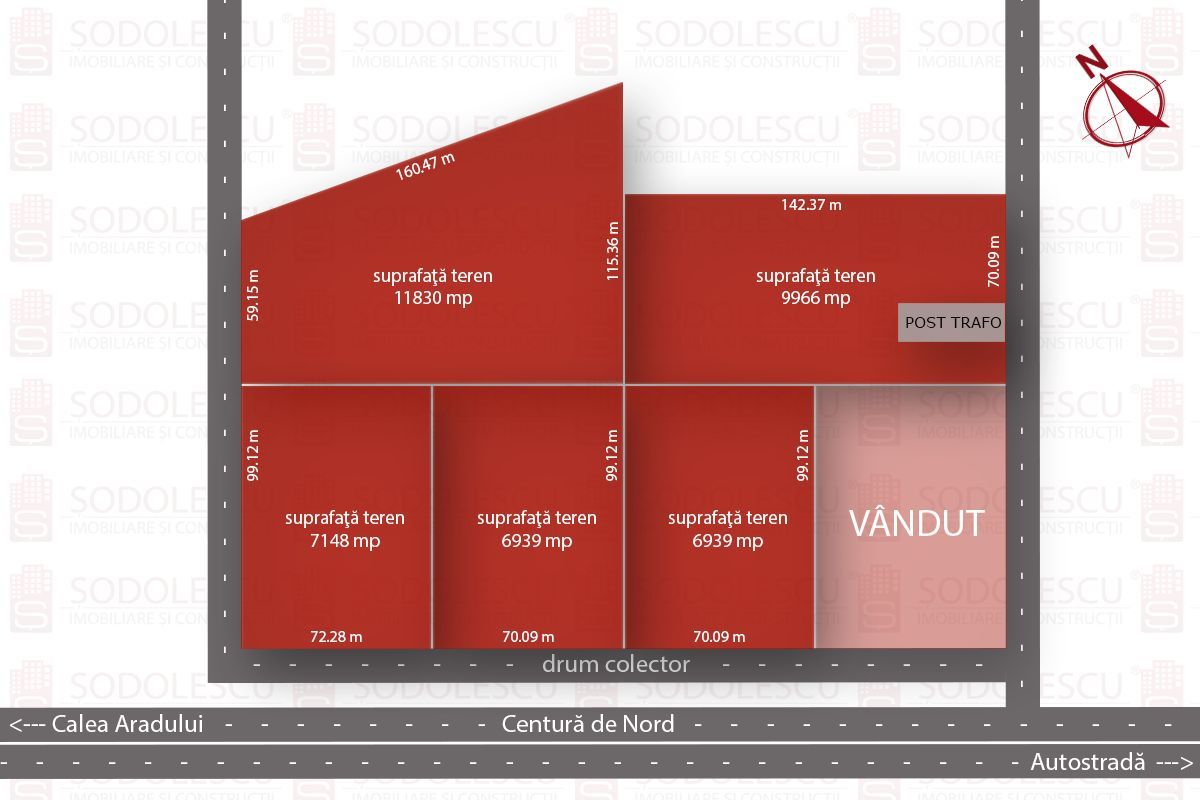 Teren comercial/industrial, Centura N Timisoara , inelul V. - Schiță 5