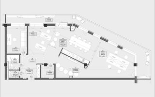 Spatiu birouri premium | 125mp + terasa | mobilat| 2 parcari | Zorilor - Schiță 18