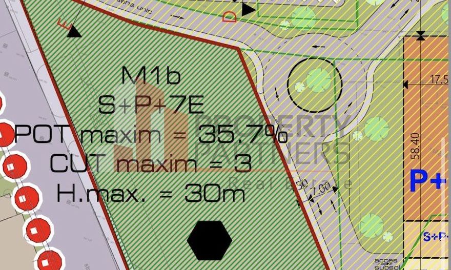 Brasov Strada Mihai Viteazul | Teren pentru dezvoltare | 2856 mp - Schiță 5