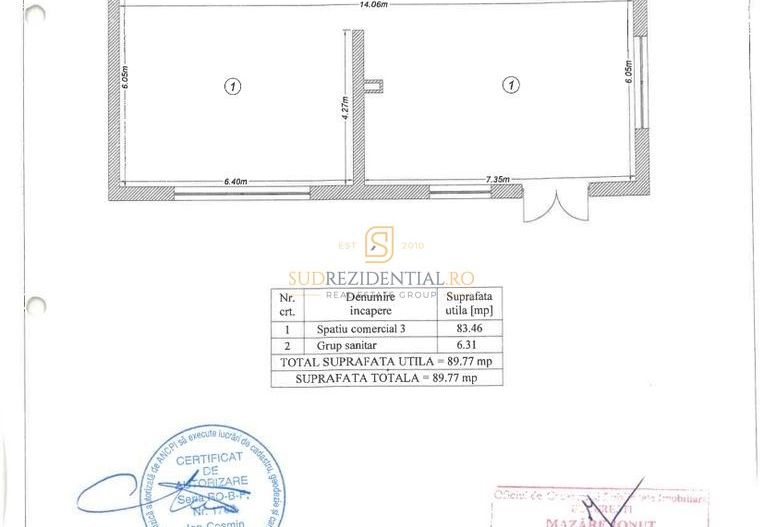 Spatiu comercial de vanzare, The Grand Kristal, Metro Berceni, 89.77mp - Schiță 6