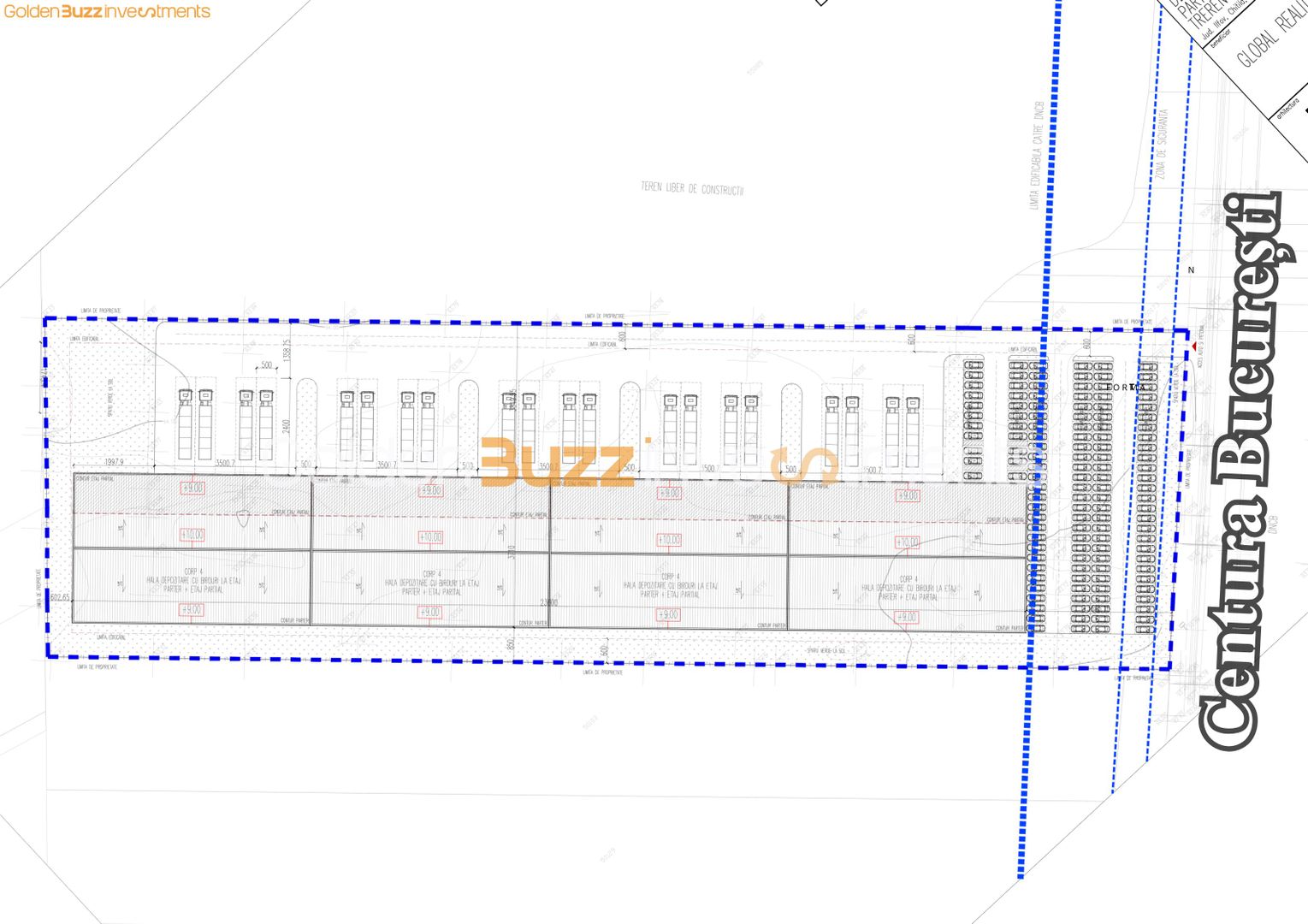 Teren de Vânzare Autorizat – Chitila | 23.600 mp | D: 85 m | - Schiță 6