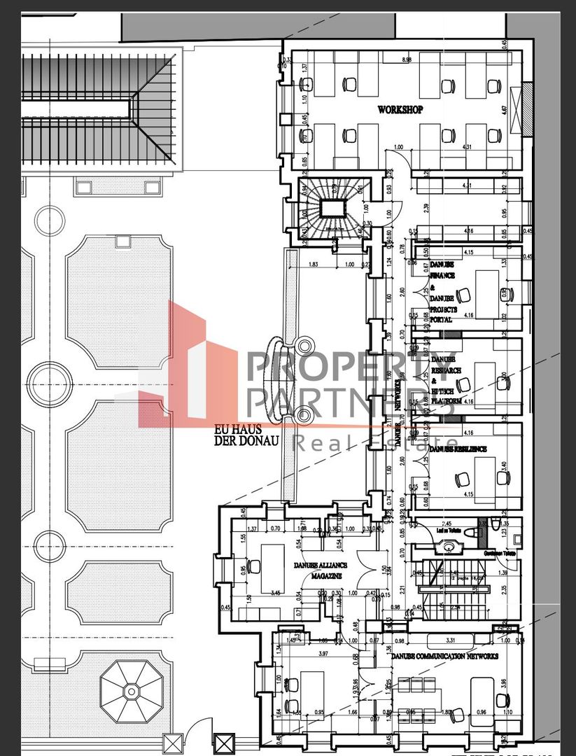 Birouri de inchiriat  200 mp în Palatul Ghica. - Schiță 13
