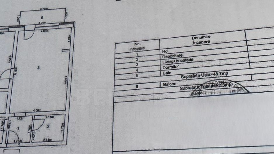 2 Camere-Bloc Nou- Loc De Parcare- Disponibil Imediat-Sanpetru-Brasov - Schiță 5