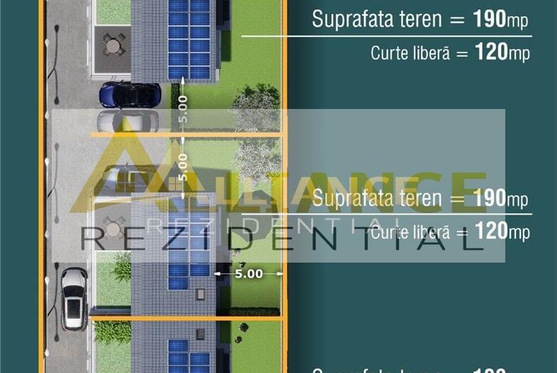 Vila tip DUPLEX  5 camere- 4 bai curte 250 MP - Poză 15