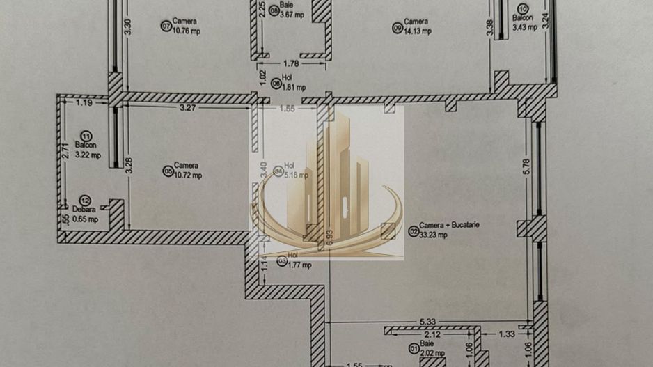 Apartament cu 4 camere si 2 bai | 84 mp | decomandat | zonă centrală - Poză 15