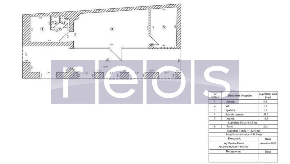 INCHIRIERE SPATIU COMERCIAL 54MP METROU UNIVERSITATE CENTRUL VECHI ULTRACENTRAL - Poză 3