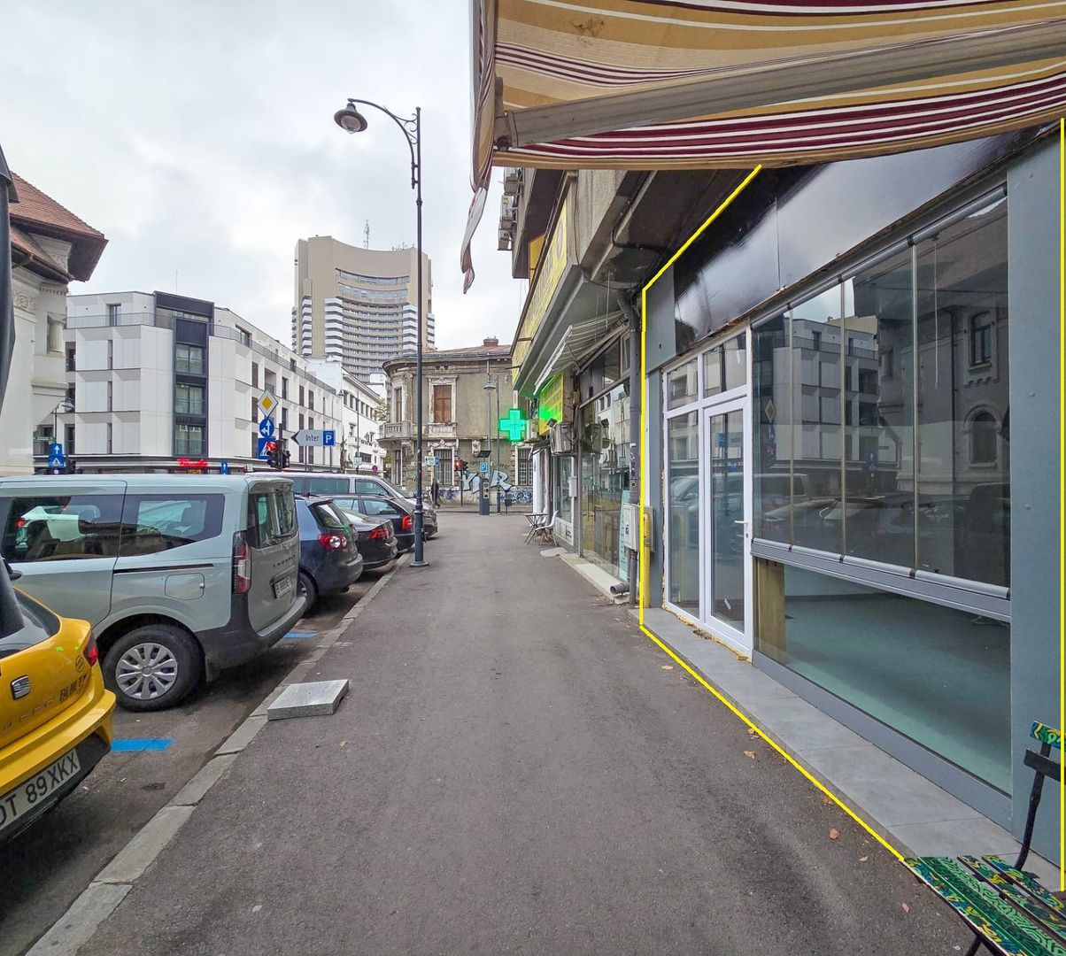 Spatiu comercial 37mp Universitate Batistei Stradal - Poză 1
