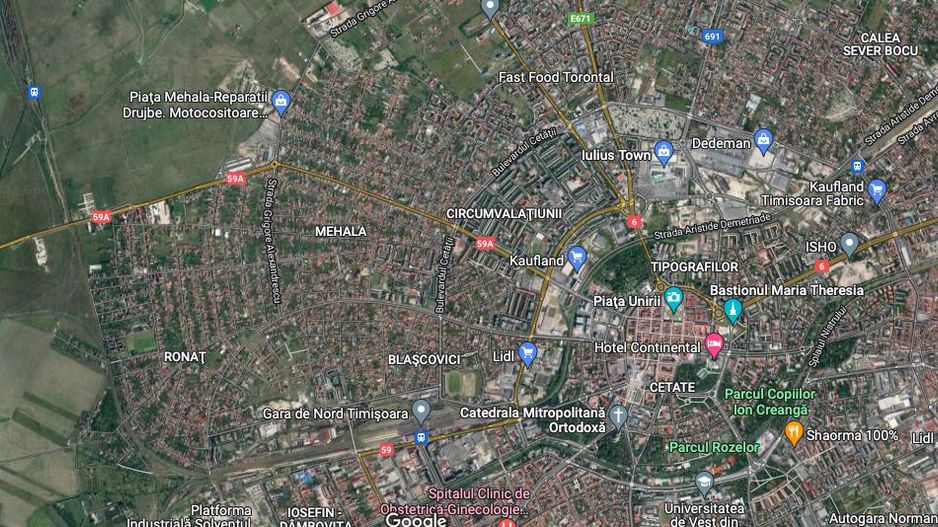 TEREN 1180 MP ZONA MEHALA - Poză 1