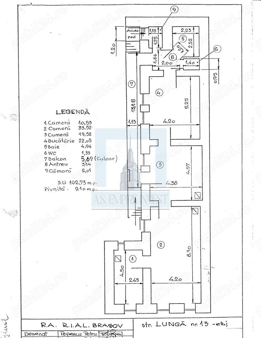 Apartament 3 camere - zona Centrul Istoric - Poză 6