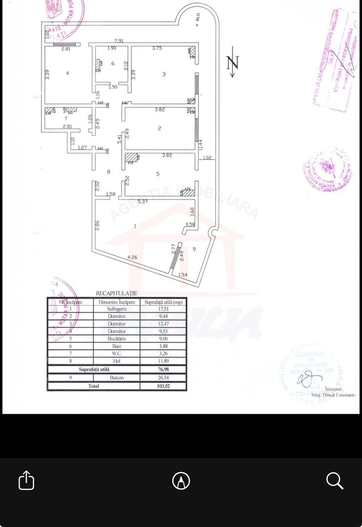 97.000 Euro, 4 camere decomandate, etaj 8 din 11, Micro 18 - Poză 3
