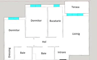 COMISION 0% | Apartament 3 Camere | 70 mp | 2 bai | Zona Lipovei - Poză 13
