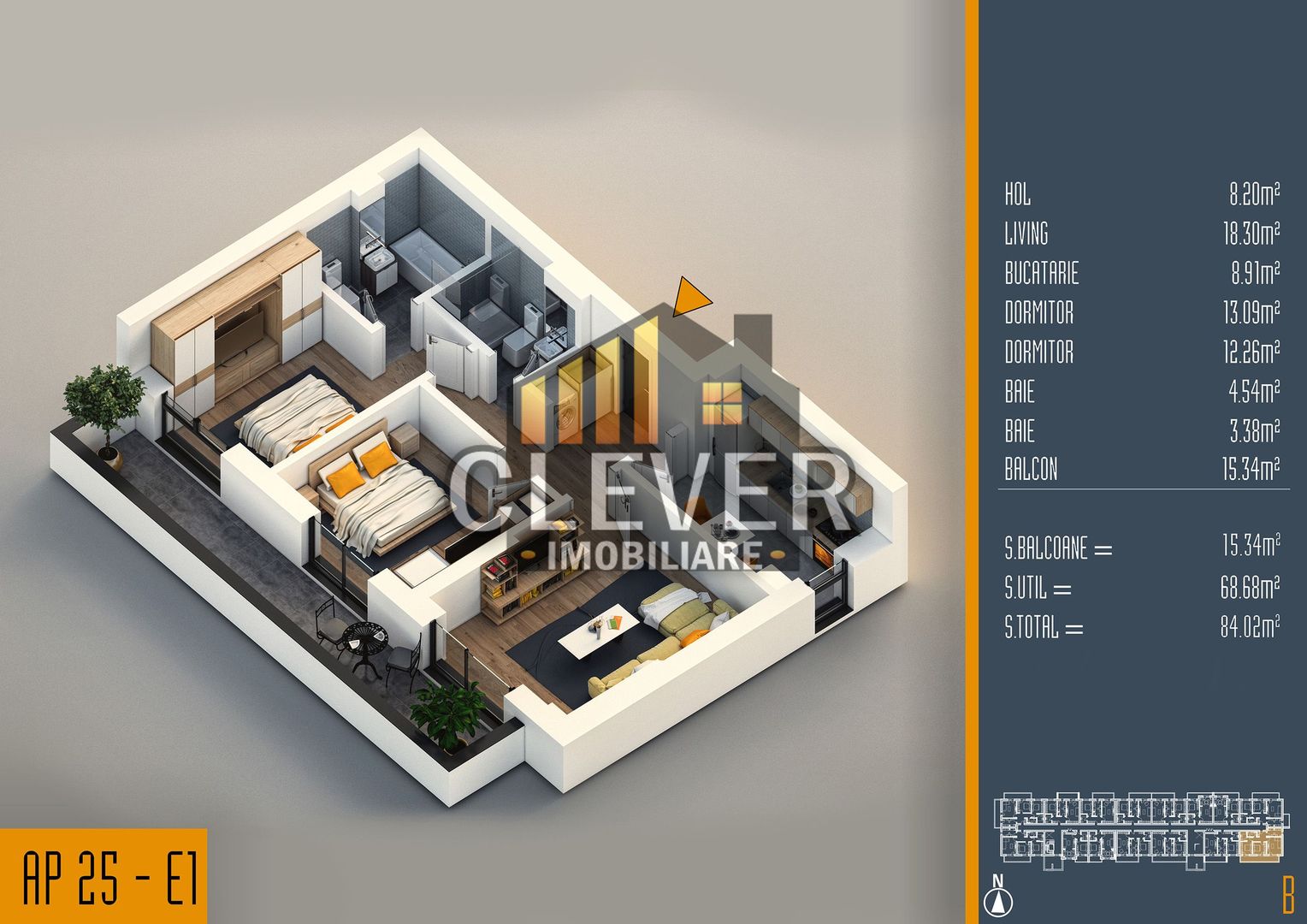 PROMO Apartament decomandat 3 camere Th. Pallady Sector 3 - Poză 3