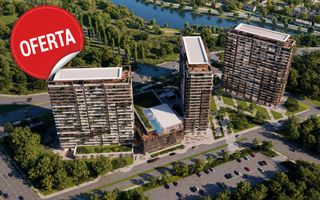 Apartament cu vedere panoramică superbă, etaj 14 – parcare  inclusă corp A - Poză 1