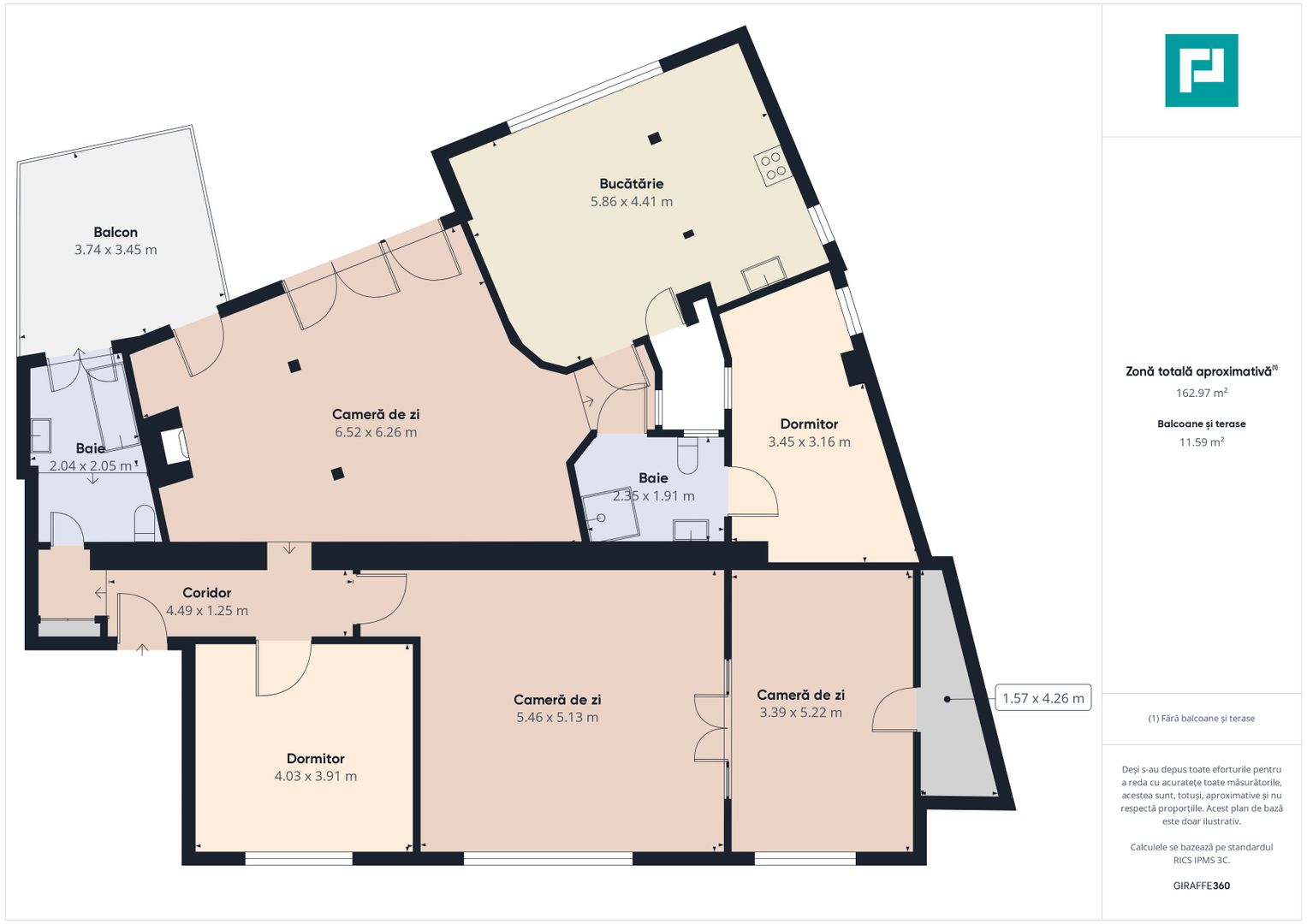 Apartament spațios în clădire ultracentrală - Poză 13