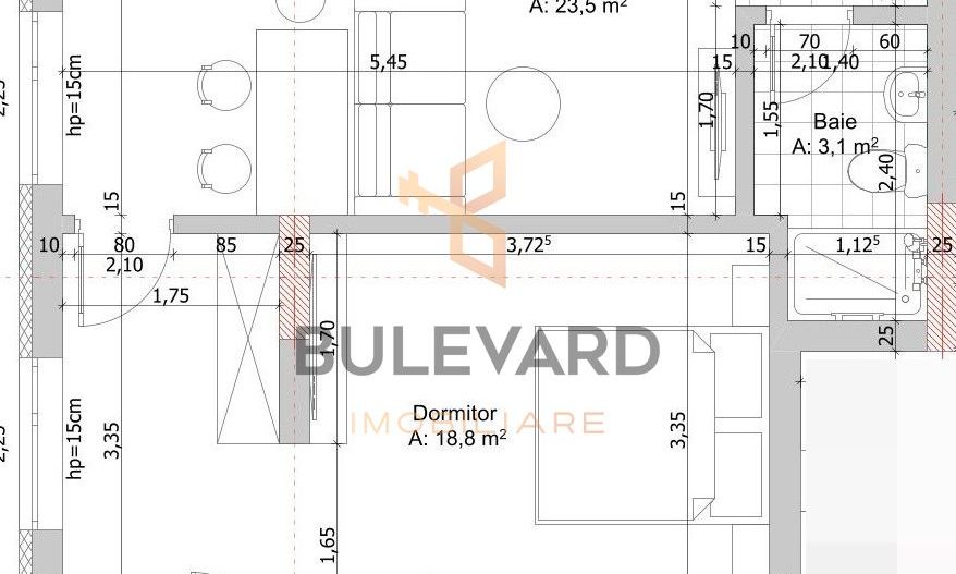 Apartament cu 2 camere/CF/zona strazii Dumitru Mocanu! - Poză 2