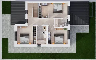 Casa tip duplex 5 camere, 215 mp gradina - Sura Mica - Poză 13
