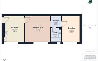 De închiriat - Apartament cu 2 camere -  Zonă Centrală - Arad - Poză 7