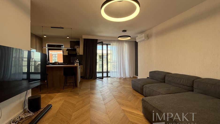 Apartament ultrafinisat 2 camere, 83 mp, Andrei Muresanu Sud - Poză 7