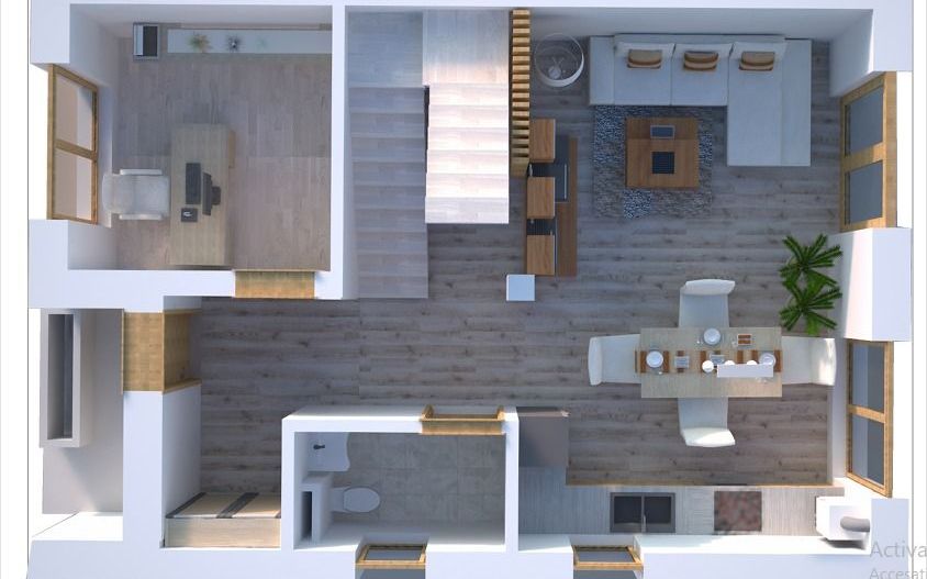 vila duplex-5cam.-2parc.-curte lib.-125mp/centru Popesti Leordeni - Poză 13