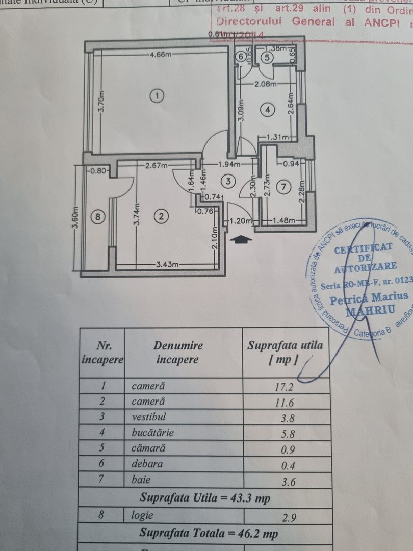 2 camere decomandate | Zona Tineretului | Langa Metrou - Poză 18