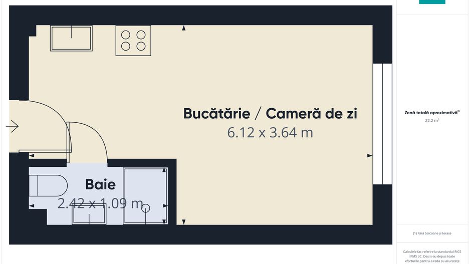 Garsonieră pentru investiții zona Uta - Poză 8