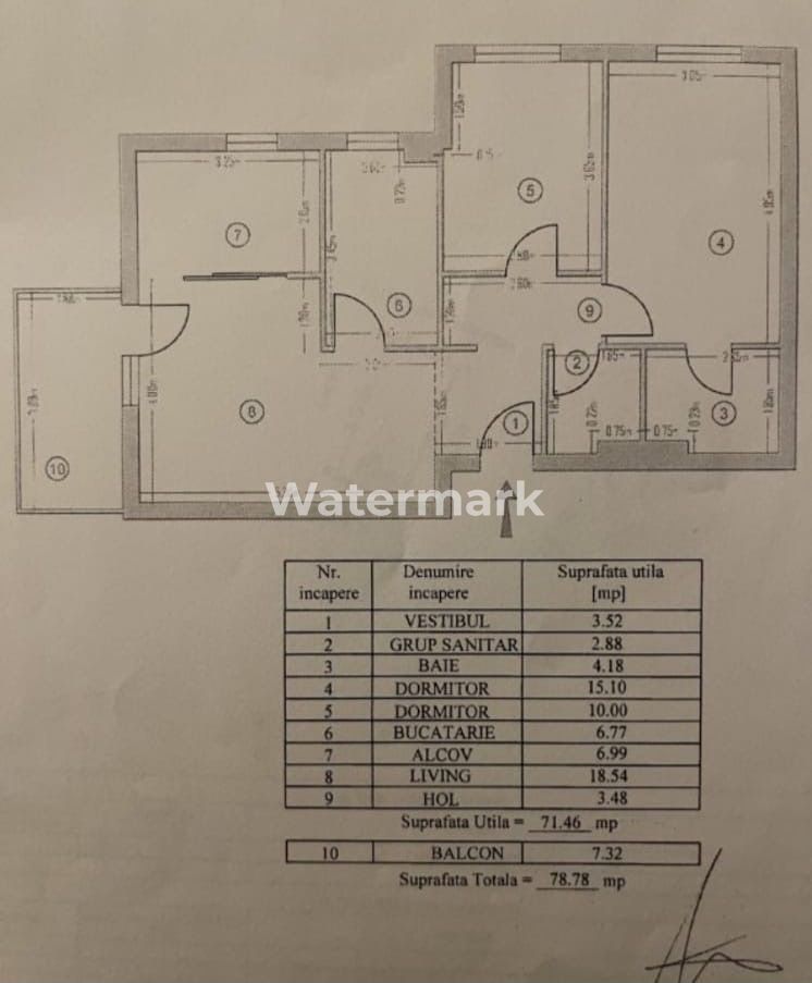 Apartament de vanzare zona de nord, Voluntari, Pipera - Schiță 7