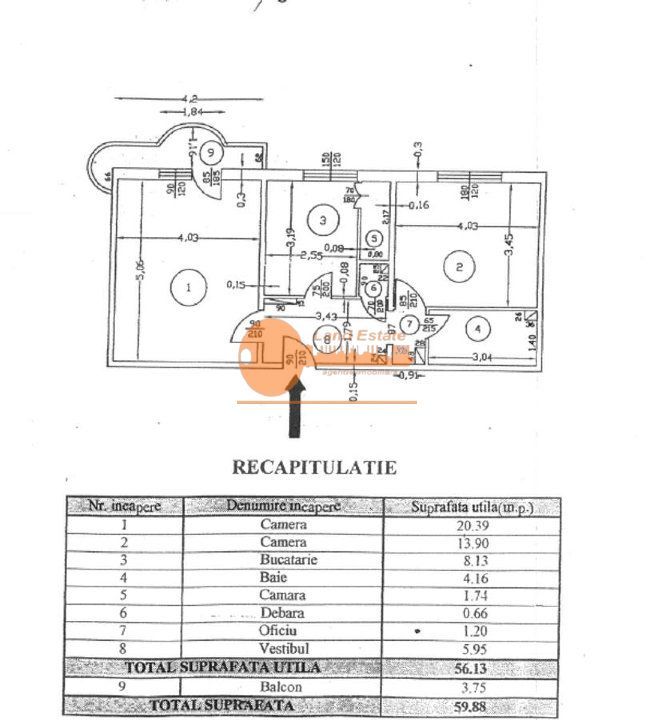 2 camere in zona Rahova-Petre Ispirescu - Schiță 14