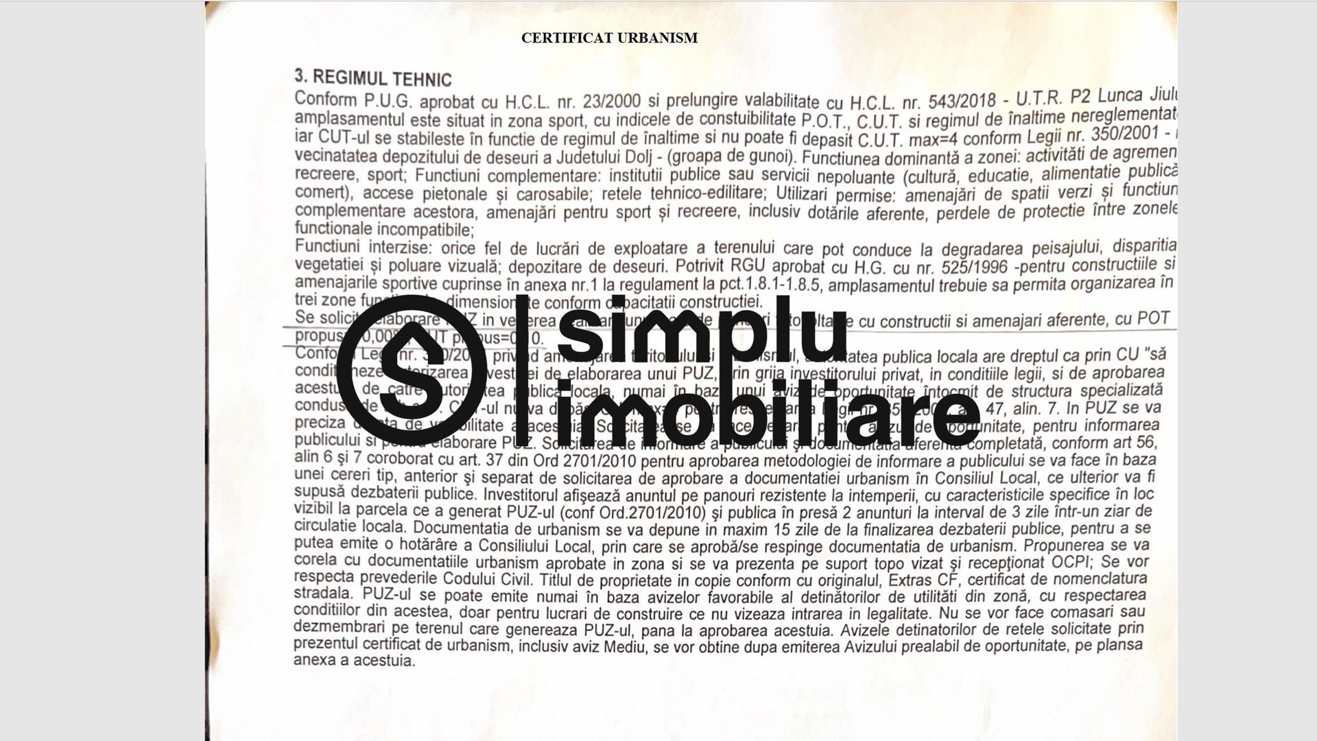 Teren pretabil Investitie lipit de WaterPark Craiova - Poză 3