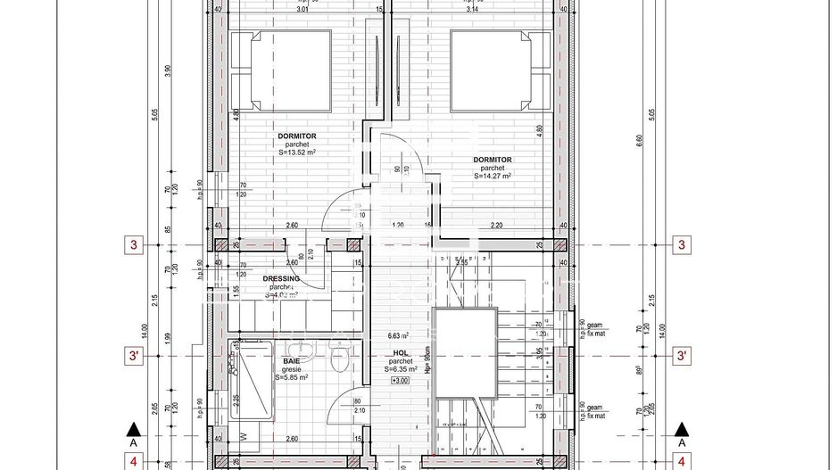 Casă individuala premium, 145mp, teren 644 mp, LA CHEIE- Selimbar zona Primariei - Schiță 17