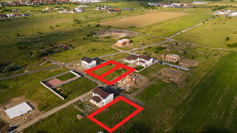 Comision0% - Teren intravilan Urseni - 621 mp | Utilitati, P+1E+M/Er - Poză 2