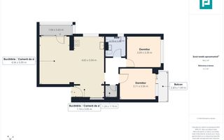 Apartament 3 camere, 65 mp, Nufărul, Oradea - Poză 10