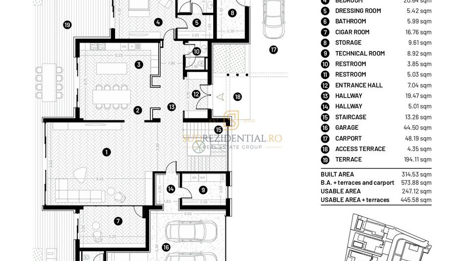 Vilă de lux cu piscină și deschidere la Lacul Snagov | Ilfov - Schiță 8