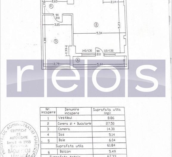 VANZARE APARTAMENT 2 CAMERE 67MP CENTRALA PROPRIE NICOLAE GRIGORESCU BLOC 2008 - Poză 13