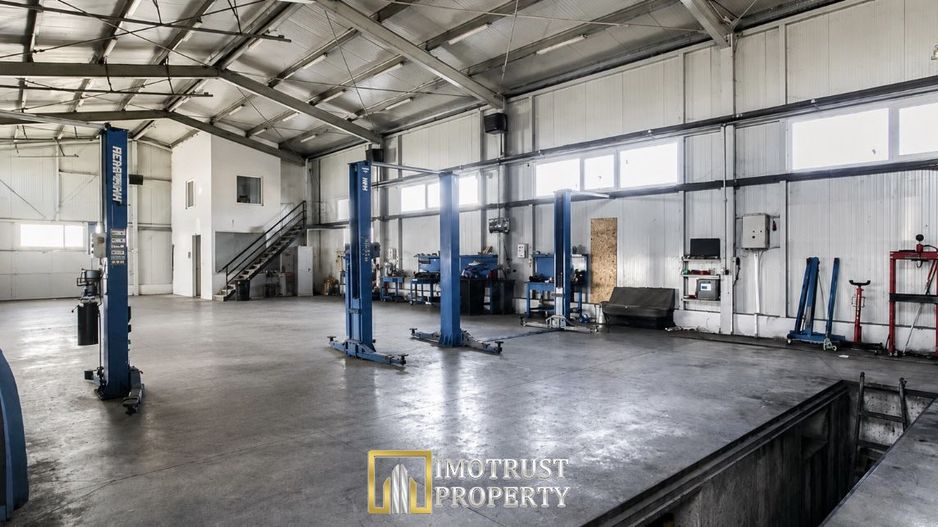 Hală industrială de închiriat în Horia, Arad – 367 mp, acces TIR - Poză 3