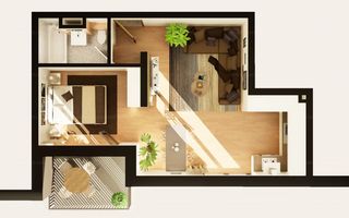 Apartament luminos | Complex Premium | Intre Lacuri | View deschis! - Schiță 9