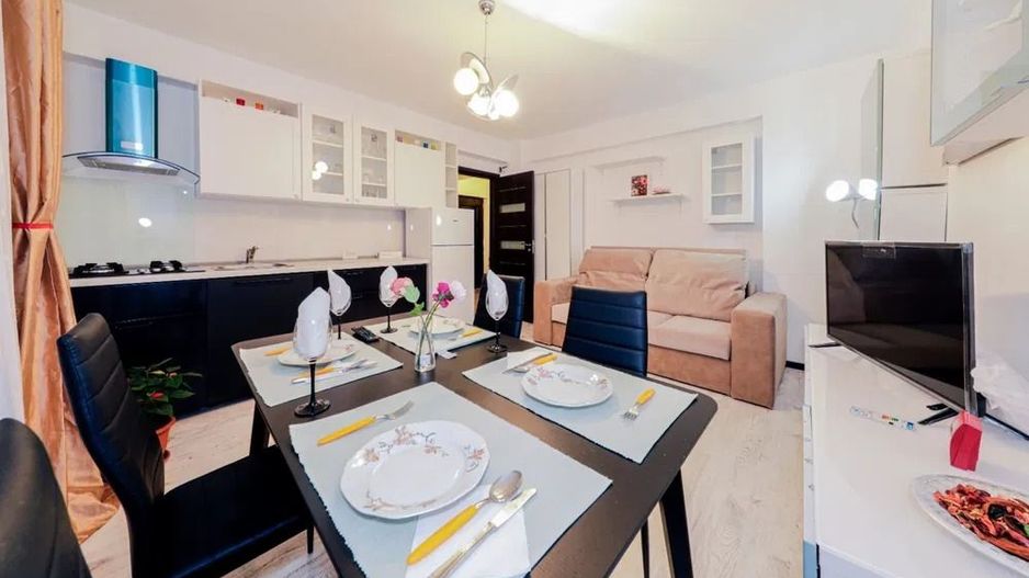 AP. 3 CAMERE MILITARI, OPEN-SPACE, BLOC NOU, CENTRALA, MOBILAT MODERN - Poză 2