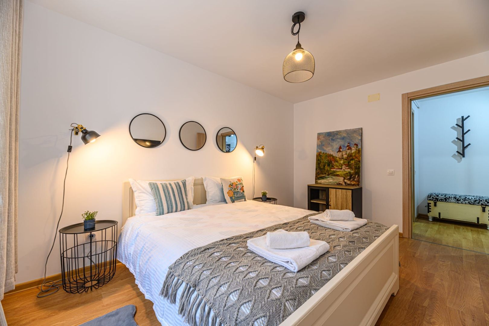 Cartier URBAN, lângă Mall Coresi, apartament 2 camere, mobilat, 550 euro - Poză 11