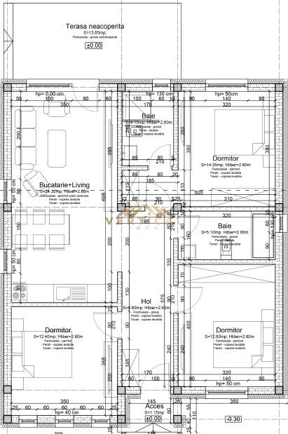 Casa noua pe parter | 3 Camere | 2 Bai | 467mp teren - Schiță 6