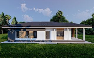 CASA INDIVIDUALA PLAN PARTER - 128 MP - VOROVESTI - Poză 6