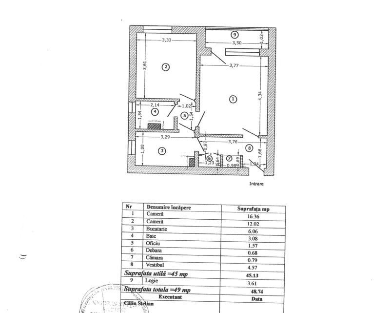 Vanzare Apartament 2 camere, 50 mp, etajul 5/10, metrou Favorit - Poză 15