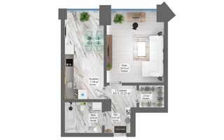 Vânzare, apartament premium cu o cameră, priveliște deosebită - Poză 5