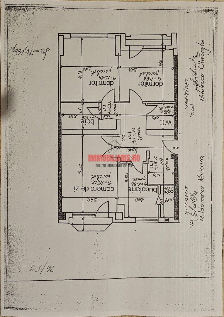 Alba Iulia - Mobilat și Utilat - Etaj 1 - Comision 0% - Schiță 15