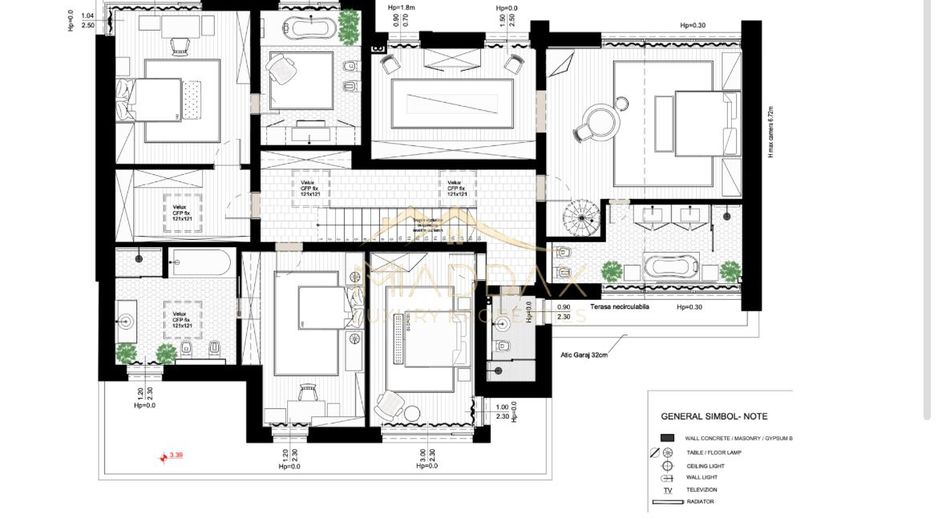 Vila LUX _6 camere_Piscina***1113 mp//Padurea Baneasa//Pipera - Poză 33