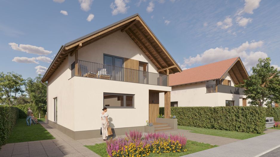 Case individuale în Sânpetru, cu teren 400 mp și toate utilitățile - Poză 2