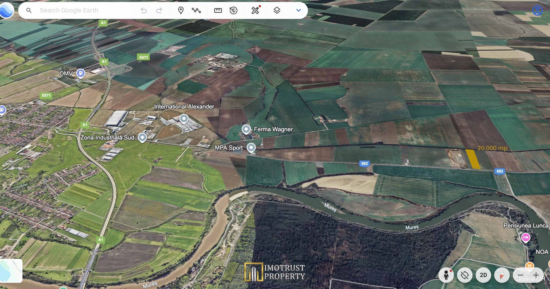 Teren industrial 20.000 mp cu acces rapid la Autostrada A1 – Arad - Poză 1