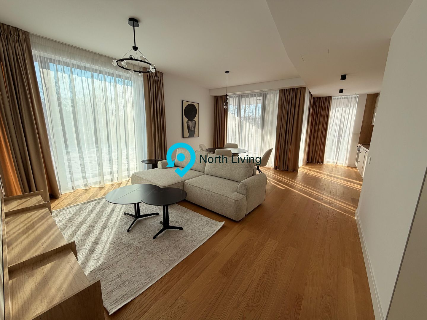 3 Camere | Curte 155 mp | Prima Închiriere | - Poză 2