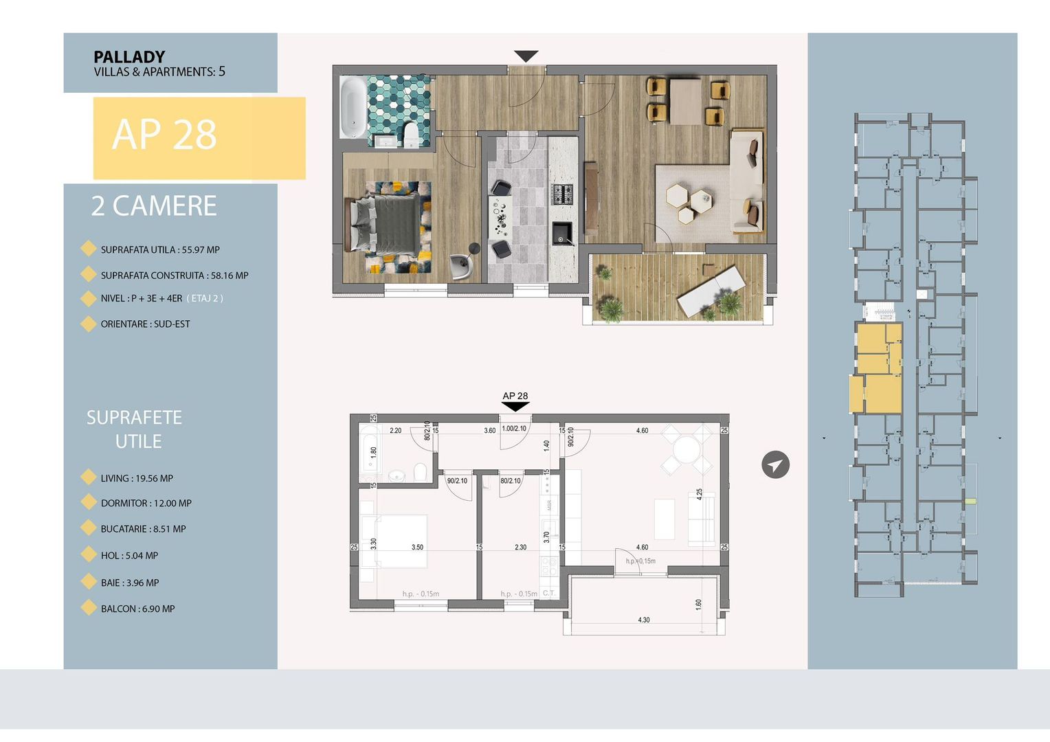 OFERTA PROMOTIONALA 2 CAMERE MOBILAT - Poză 3