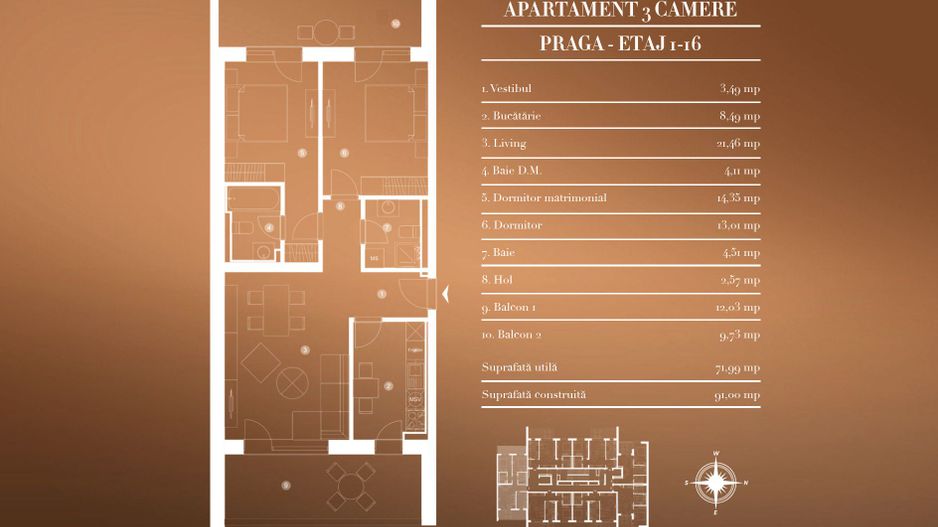 Apartament Aviatiei | metrou Aurel Vlaicu | CITY POINT - Poză 8