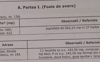 Casa + teren 622 mp strada Saulescu - zona Ultracentrala Iasi, nu rata - Poză 2