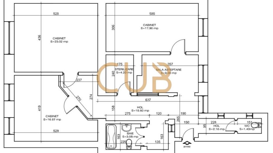 SPATIU COMERCIAL DE VANZARE – DESTINAŢIE SERVICII MEDICALE - Poză 17